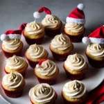Santa Hat Cupcakes compressed image1
