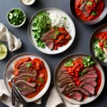 Skirt Steak with Romesco Sauce compressed image1