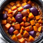 Slow Cooker Candied Purple Yams compressed image1