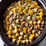 Slow Cooker Sage and Sausage Stuffing Recipe compressed image1