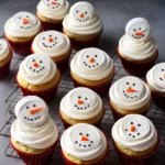 Snowman Cupcakes compressed image1