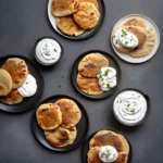 Spiced Middle Eastern Lamb Patties with Pita and Yogurt compressed image1