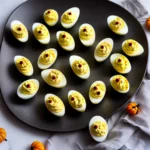 Spider Deviled Eggs for Halloween compressed image1
