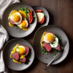 Steak and Eggs Benedict with Spicy Hollandaise compressed image1