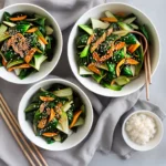 Stir Fried Sesame Baby Bok Choy compressed image1