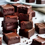Stout Brownies with Baileys Chocolate Ganache compressed image1