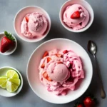 Strawberry Rosewater Ice Cream compressed image1