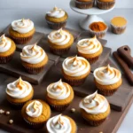 Sweet Potato Cupcakes with Toasted Marshmallow Frosting compressed image1