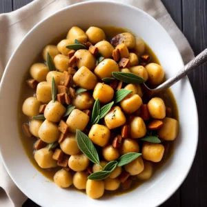 Sweet Potato Gnocchi with Maple Cinnamon Sage Brown Butter compressed image1