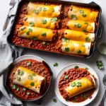 Tex Mex Beef and Cheese Enchiladas compressed image1