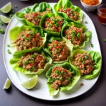 Thai Spicy Tuna Lettuce Wraps compressed image1