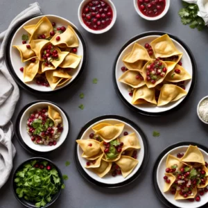 Thanksgiving Leftover Wontons with Cranberry Salsa compressed image1