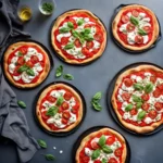 Tomato and Stracciatella Pizzas compressed image1