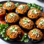 Trader Joes Ground Turkey Stuffed Peppers with Pepper Jack compressed image1