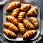 Traditional Layered French Croissants compressed image1