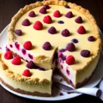 Triple Berry Cheesecake Poke Cake compressed image1