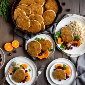 Turkey Cutlets with Cranberry Orange Stuffing and Pan Gravy compressed image1