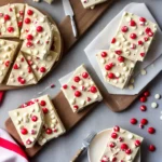 White Chocolate Bark with Peppermint Stick compressed image1