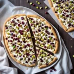 White Chocolate Bark with Pistachios and Dried Cranberries compressed image1