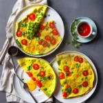 Yummy Veggie Omelet compressed image1
