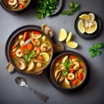 Zuppa di Pesce e Frutti di Mare Mediterranean Seafood Soup compressed image1