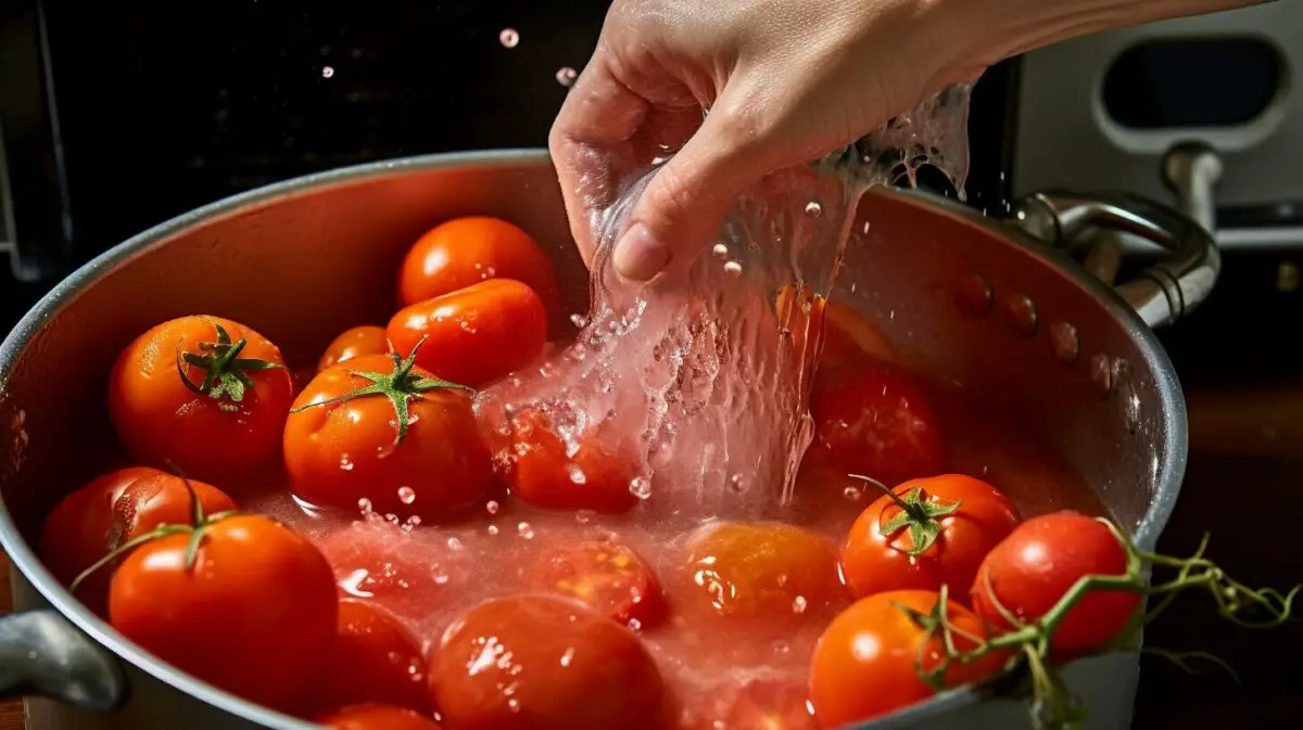 Blanched Tomatoes