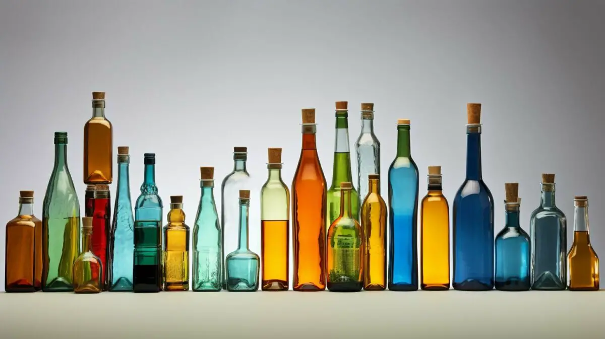 Bottles of various sizes