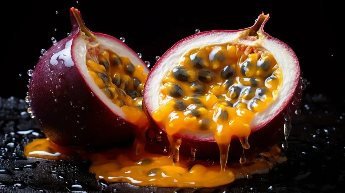 Freezing passion fruit pulp