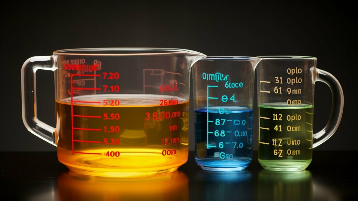 Liquid ingredients measurement conversion