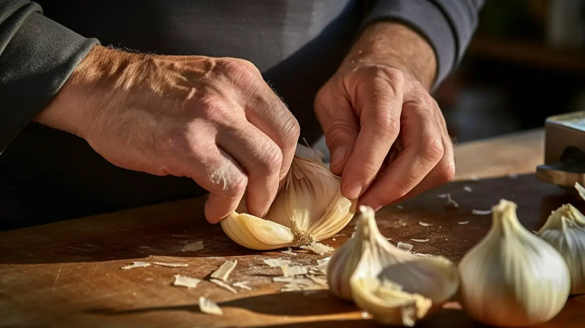 Preparing Garlic