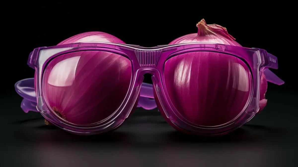 Protective goggles for onion chopping