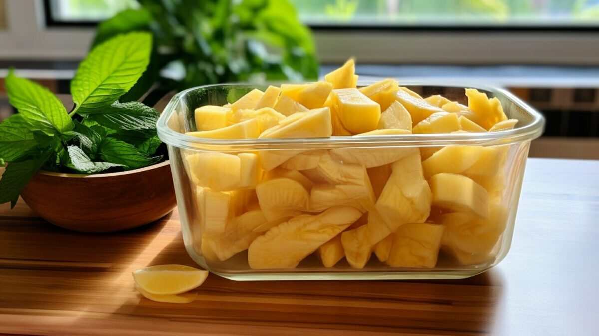 Storing Cut Jackfruit