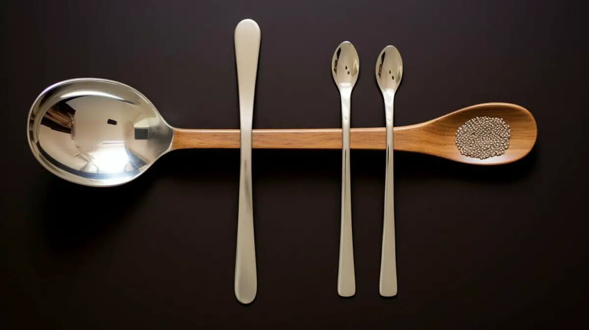 Teaspoon and tablespoon conversion image