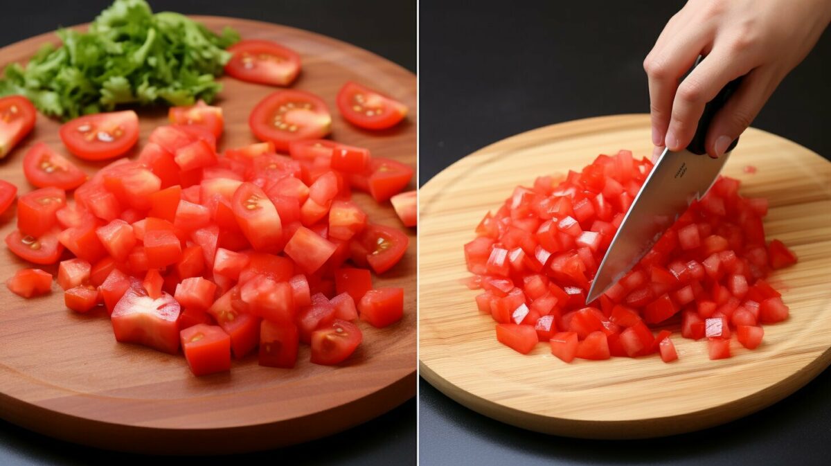 Tomato Cutting Technique