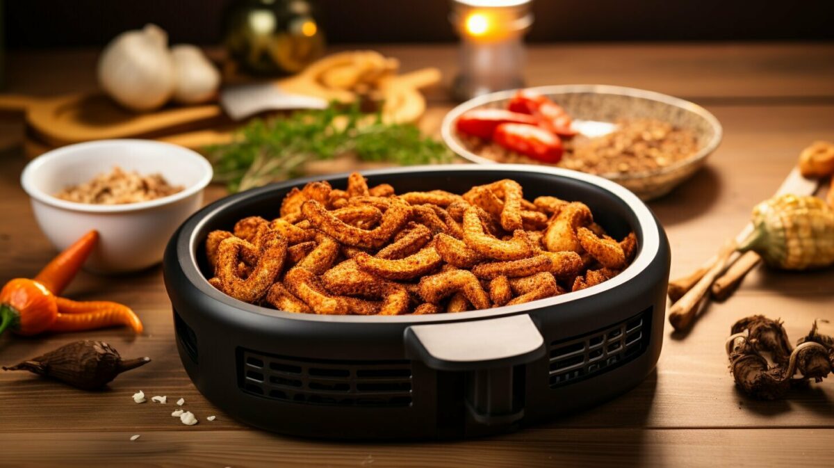 baking and air frying soy curls baking and air frying soy curls