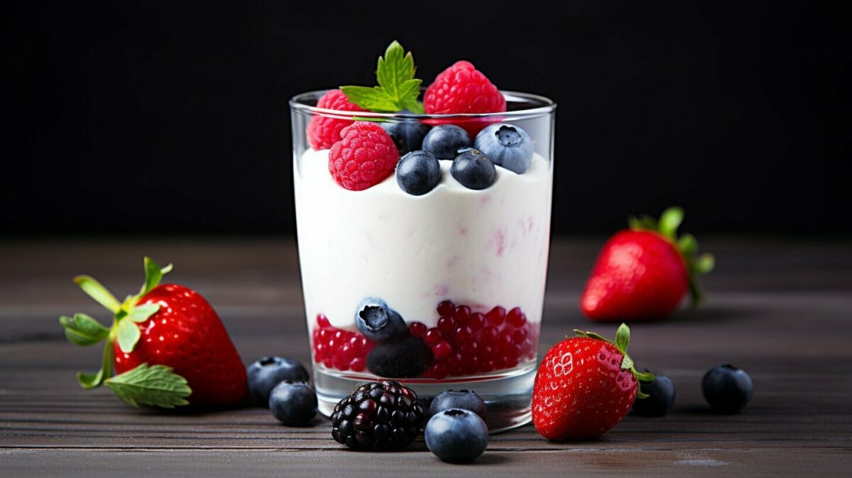berry-infused kefir berry-infused kefir