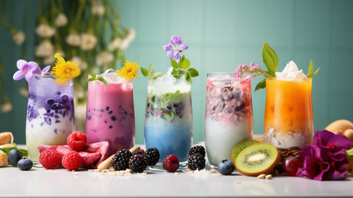 flavored kefir flavored kefir