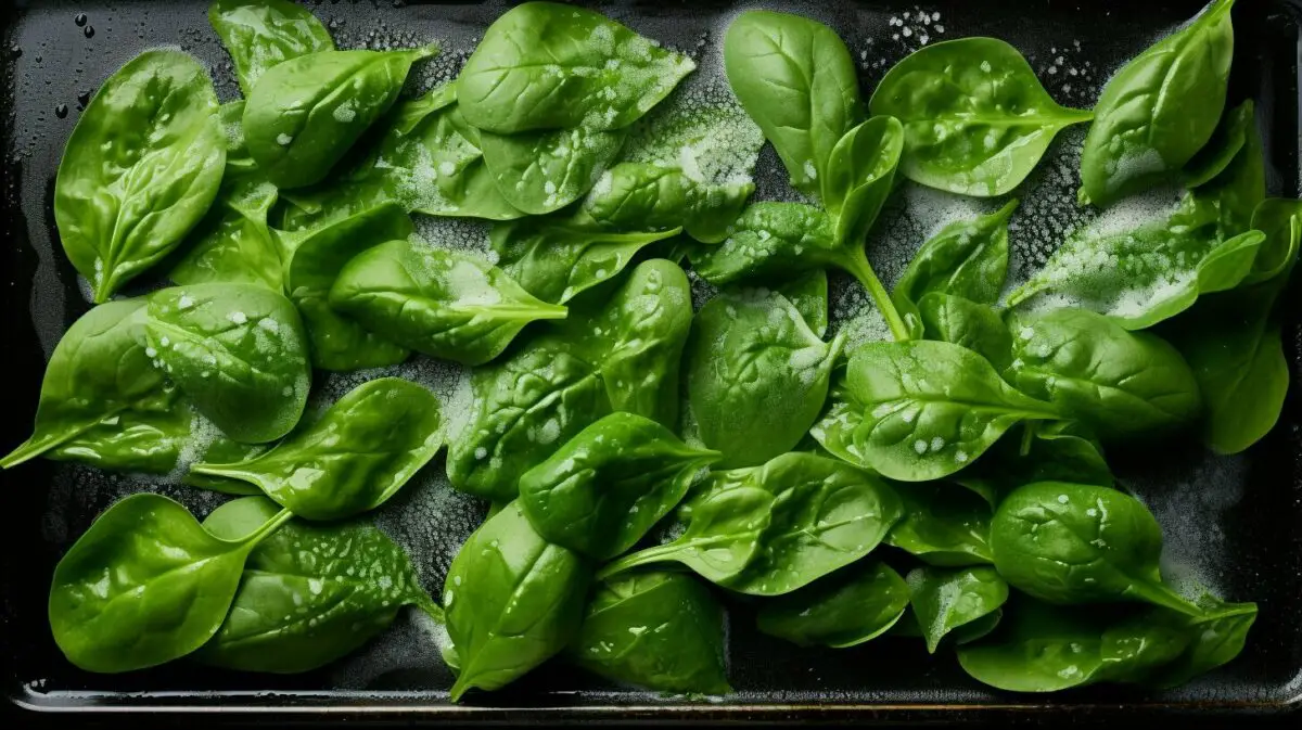 freeze spinach