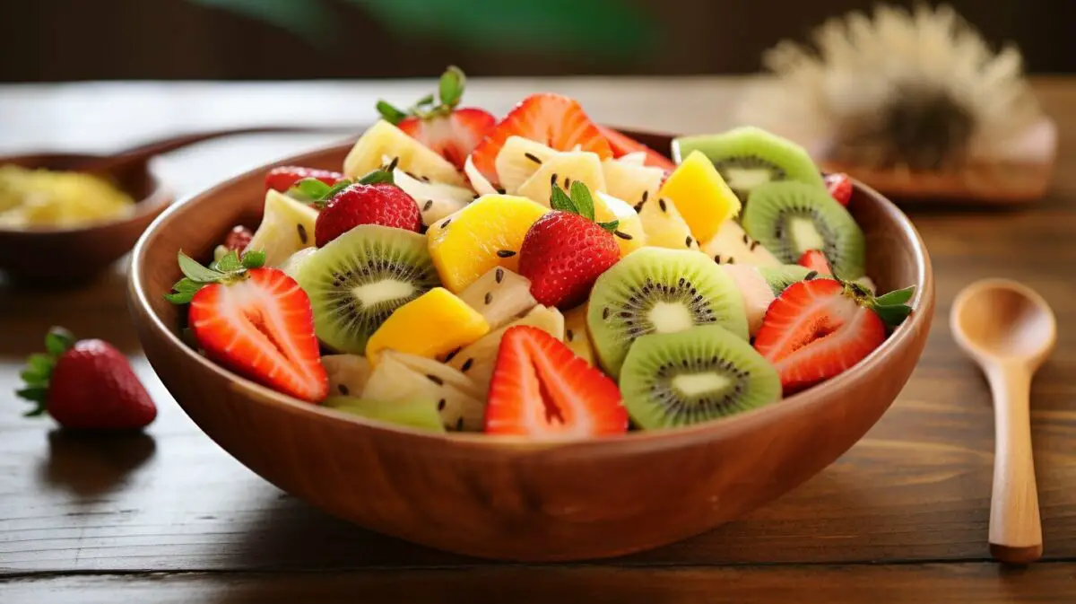 fruit salad presentation