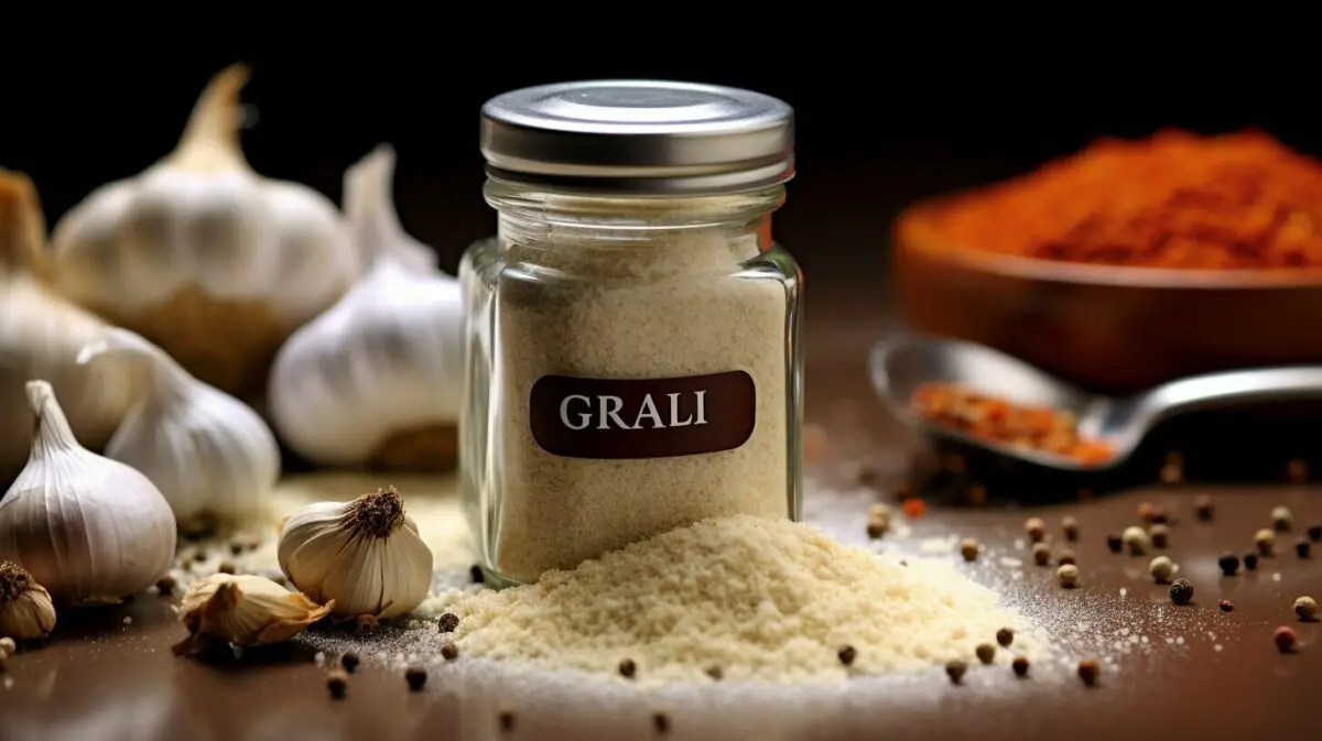 garlic powder and salt