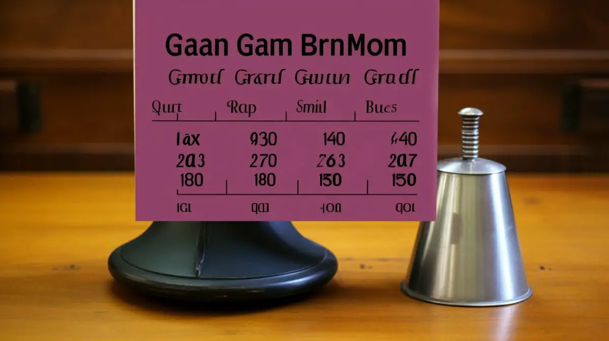 gram-to-pound conversion table