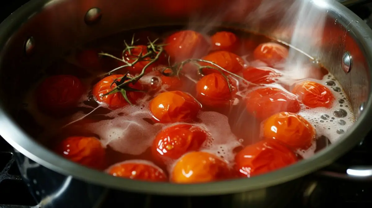how to blanch tomatoes