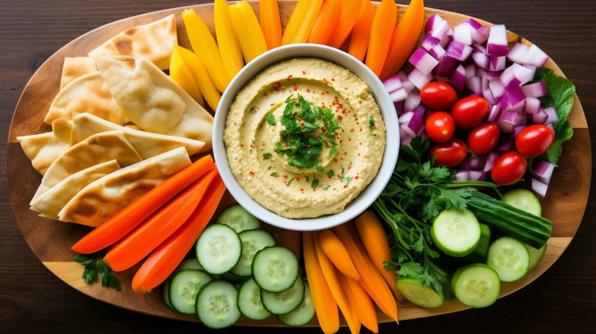 hummus serving hummus serving