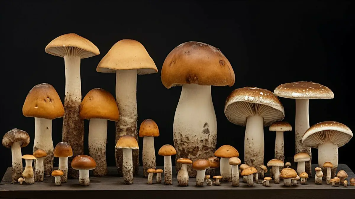 mushroom size variations