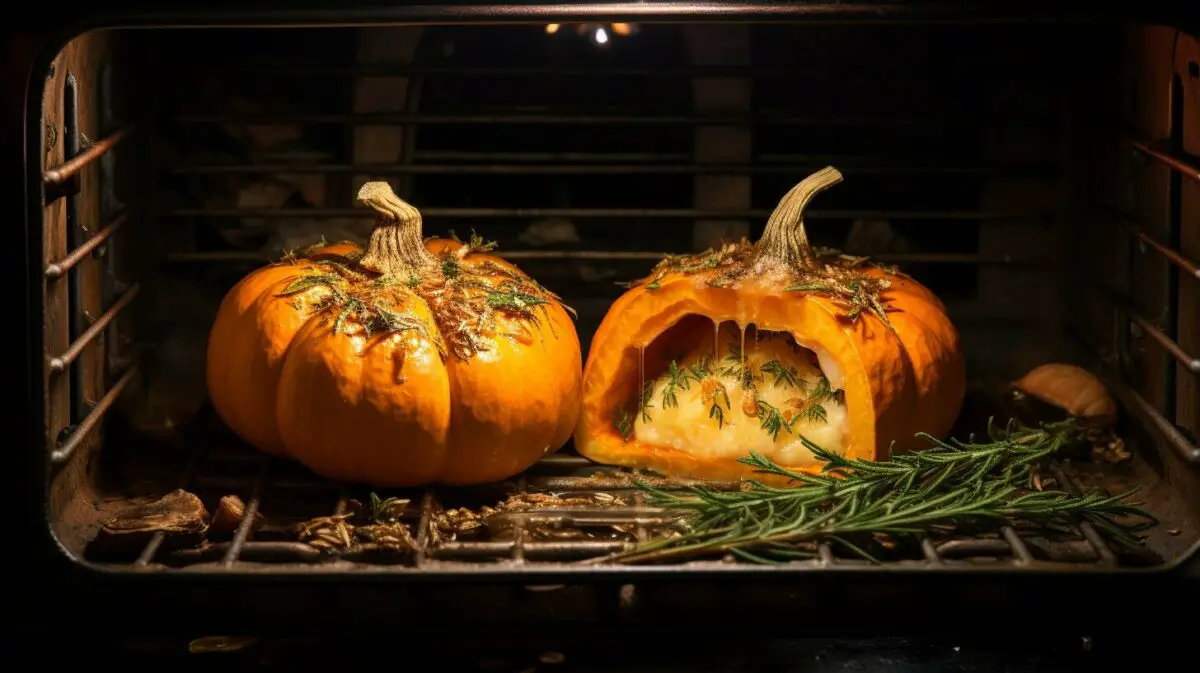 pumpkin roasting