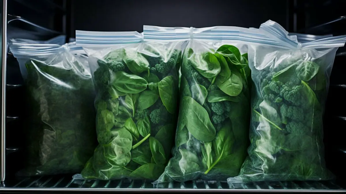 spinach storage