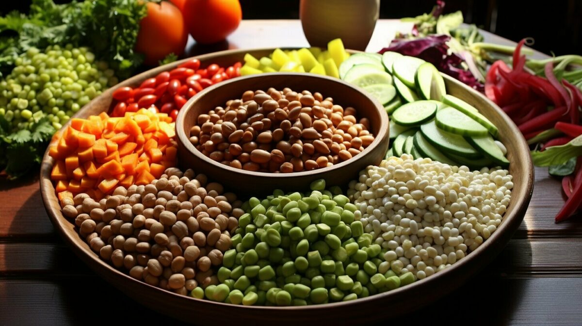 sprouted legume salad sprouted legume salad