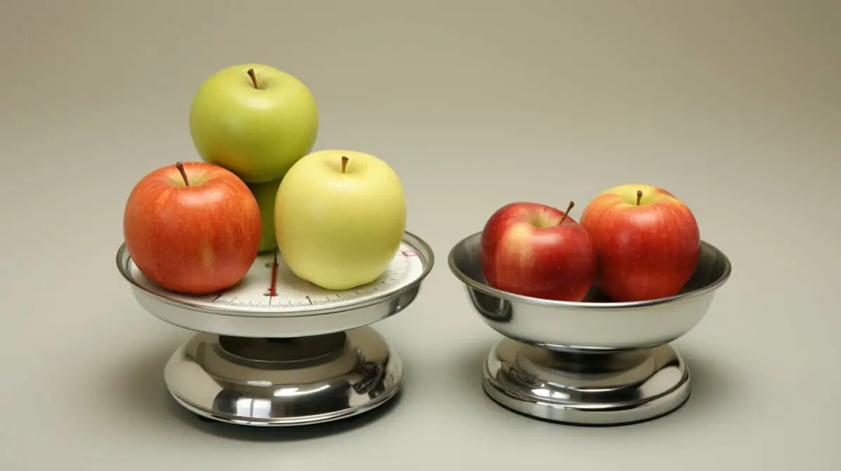 weight of apples