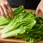 how to cut romaine lettuce