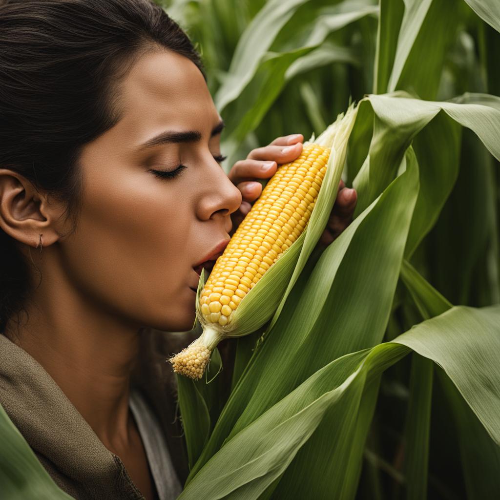 Tasting the Corn to Determine Freshness Tasting the Corn to Determine Freshness